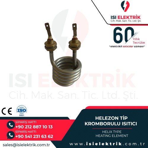 Helezon tip kromborulu ısıtıcI 11