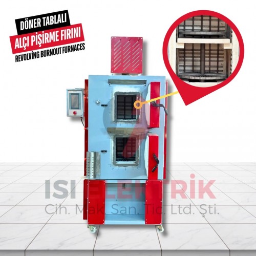 Döner Tablalı Alçı Pişirme Fırını ürün görseli 3